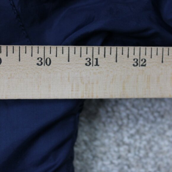 Vintage Michigan Reversible Jacket Adult 2XL XXL Wolverines Blue Fleece Coat - Picture 12 of 14